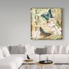 Trademark Fine Art Jean Plout 'Inspirational Butterflies Love' Canvas Art, 18x18 ALI37473-C1818GG